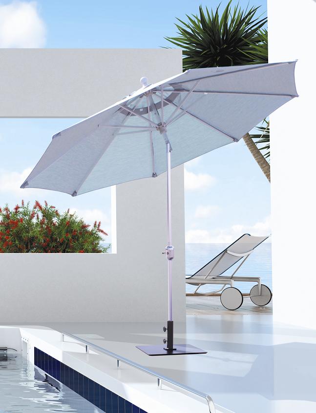 Best Selection Tilt Patio Umbrellas Galtech 9 FT Deluxe Auto Tilt